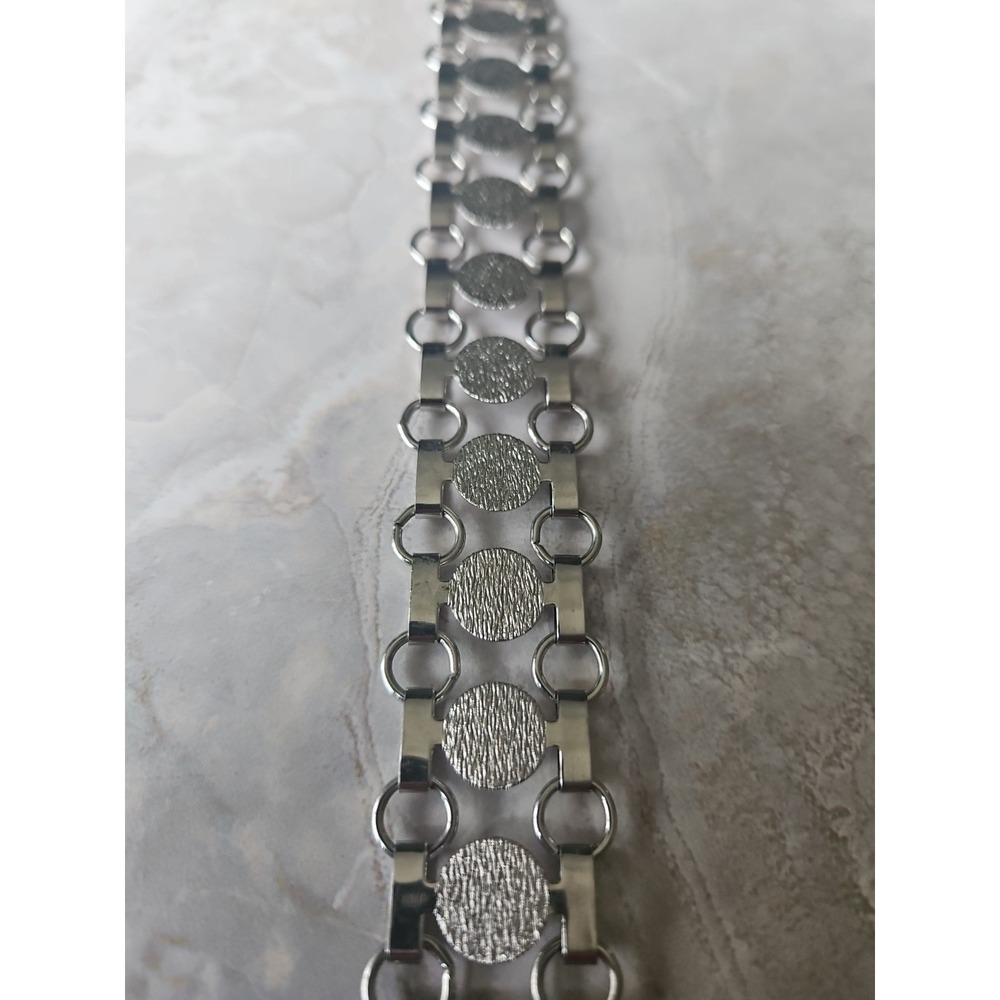 Sarah Coventry Vintage Bracelet  Silver Tone Chain Link